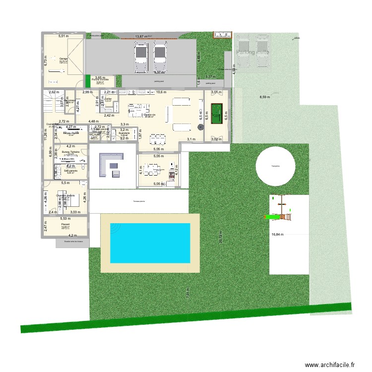 05.10.Val de cuberte. Plan de 38 pièces et 728 m2