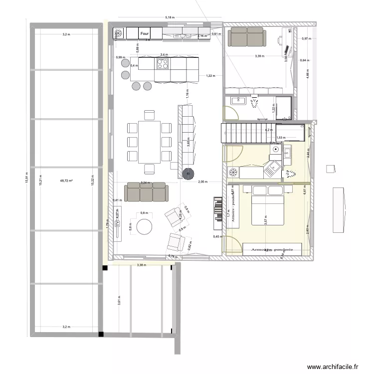 8 travail Obernai modifié Geoffrey. Plan de 2 Pièces et 76 m² 8 travail Obernai modifié Geoffrey. Plan de 2 Pièces et 76 m²