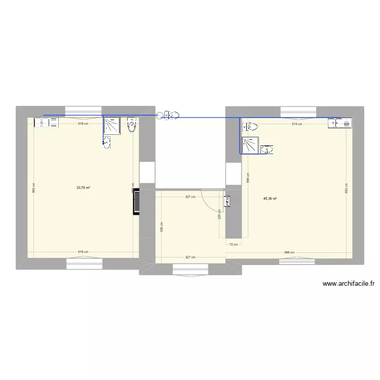 ST SEBASTIEN 2LOTS V2BIS. Plan de 
