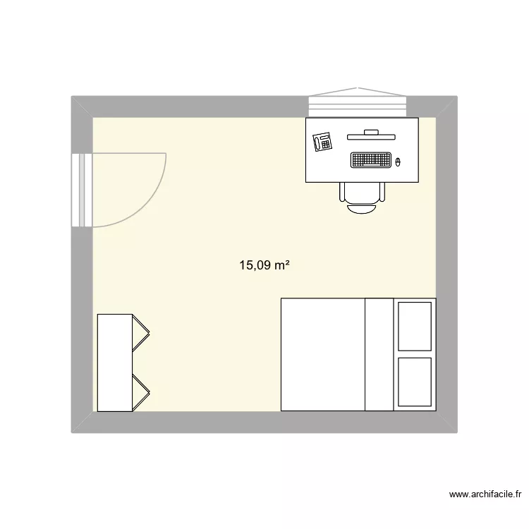 Tache 1. Plan de 1  et 15 m²