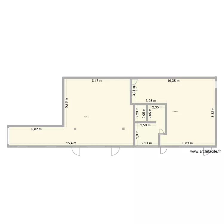Chateau D'Hem. Plan de 2 et 168 m² Chateau D'Hem. Plan de 2 et 168 m²