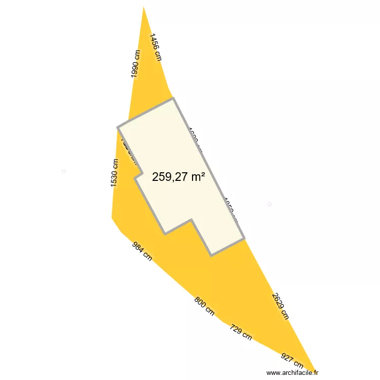 cadastre avec geometre. Plan de 