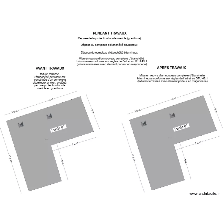 DP04 toiture ESPOSITO. Plan de DP04 toiture ESPOSITO. Plan de