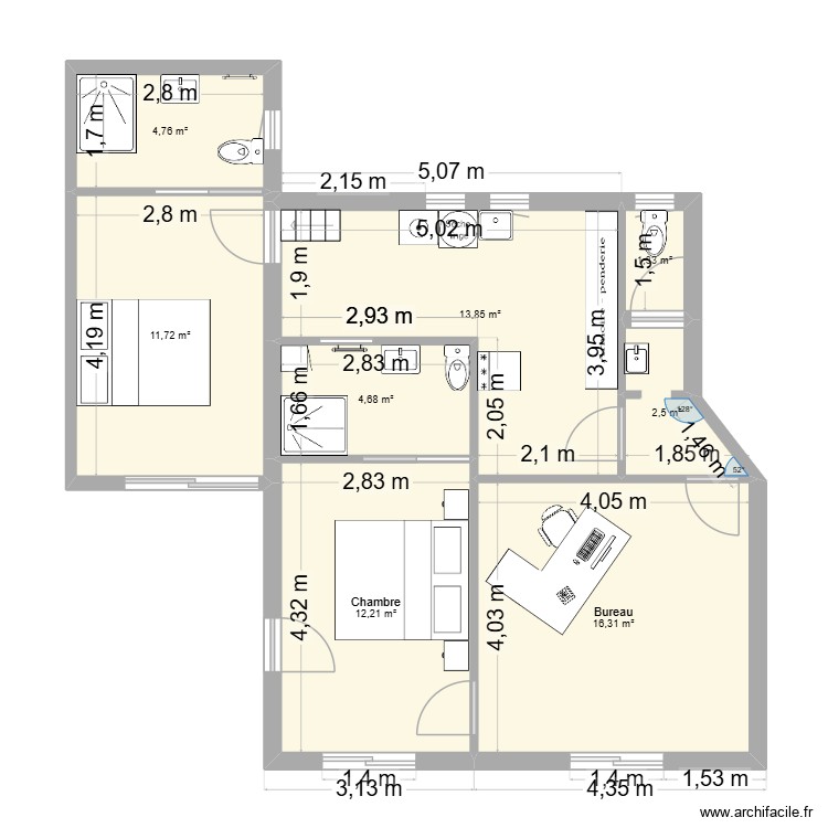 draguignan2 bis bis. Plan de 0 pièce et 0 m2