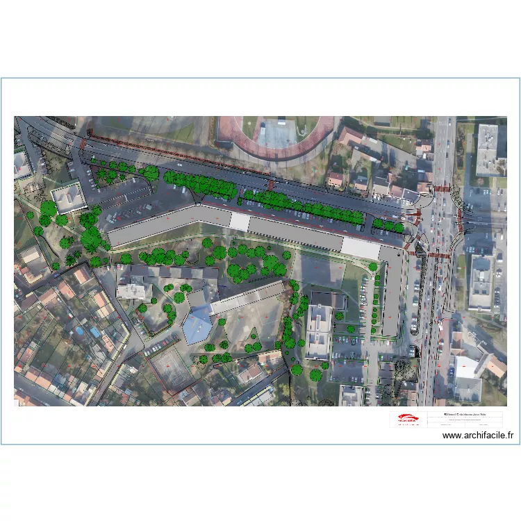 Jean Yole plan projet VRD. Plan de Jean Yole plan projet VRD. Plan de