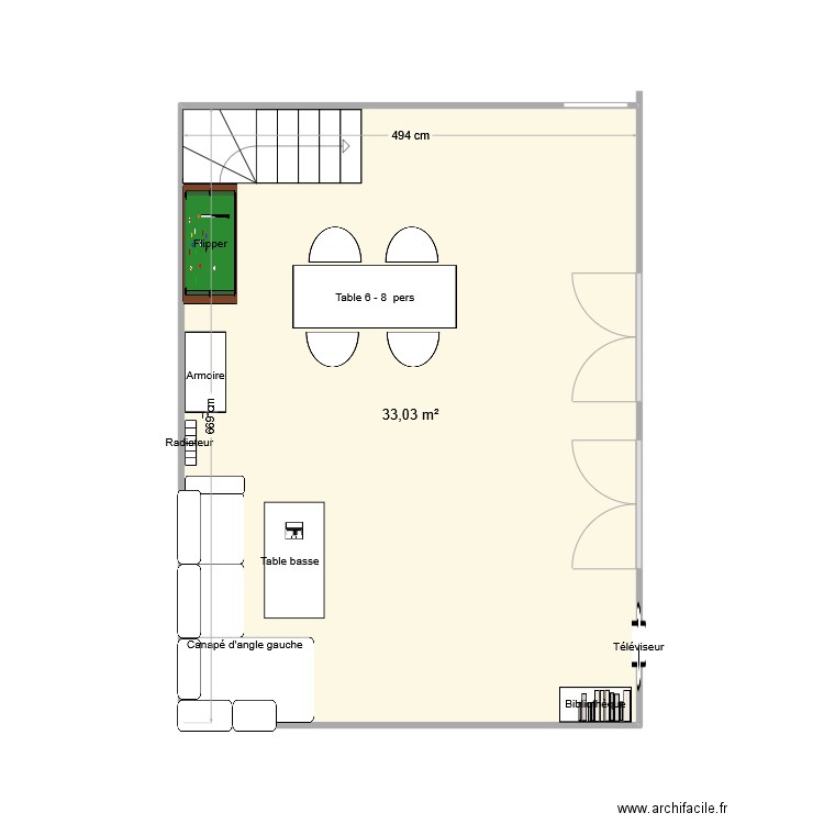 Rugles etage. Plan de 0 pièce et 0 m2