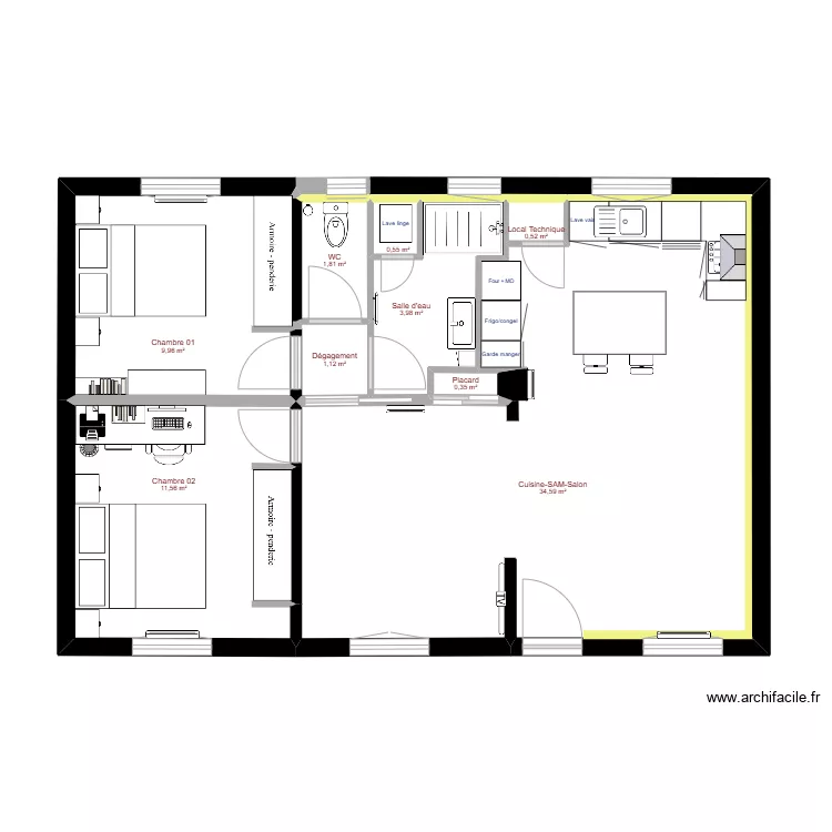 PLAN 07 AMENAGEMENT INTERIEUR. Plan de 