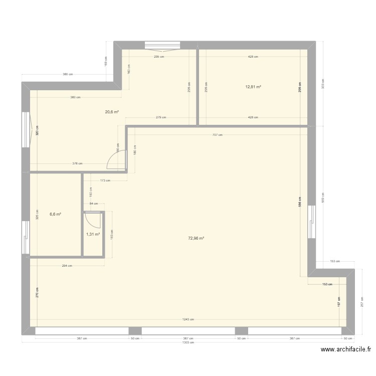 RDC Bernadette Modif. Plan de 0 pièce et 0 m2