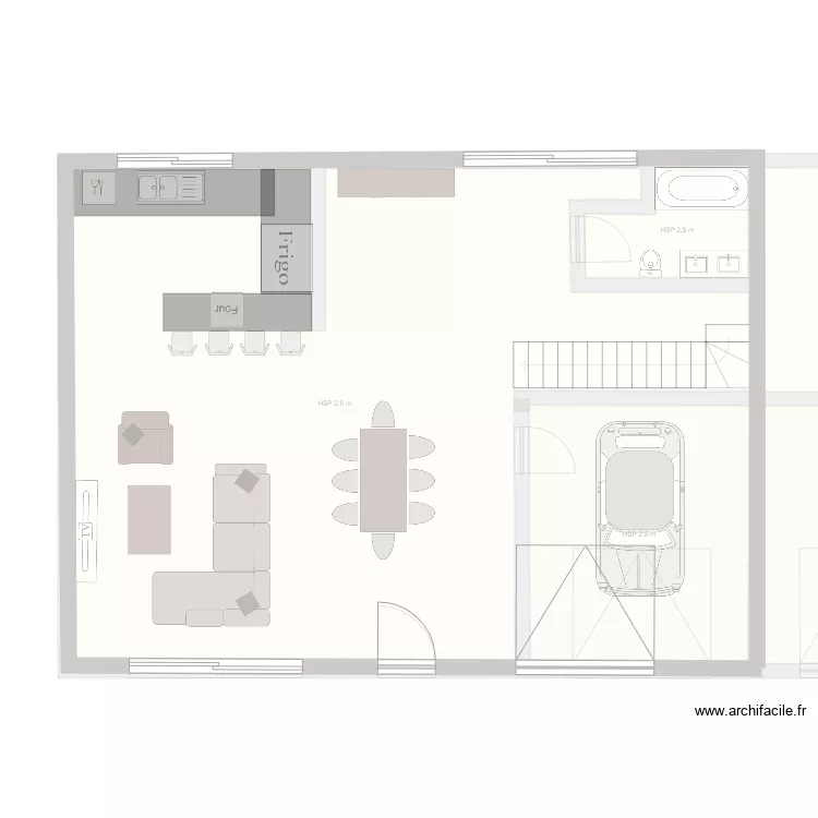 maison mitoillene. Plan de 