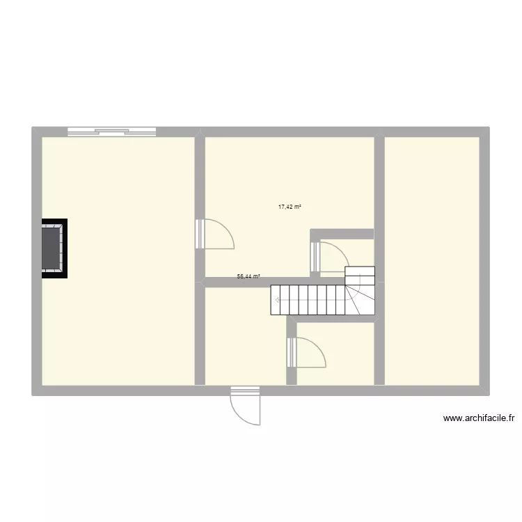 maixon. Plan de 2 Pièces et 74 m² maixon. Plan de 2 Pièces et 74 m²