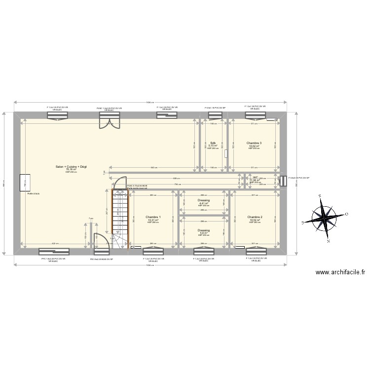 ML24005959 / LELOUP. Plan de 17 pièces et 359 m2