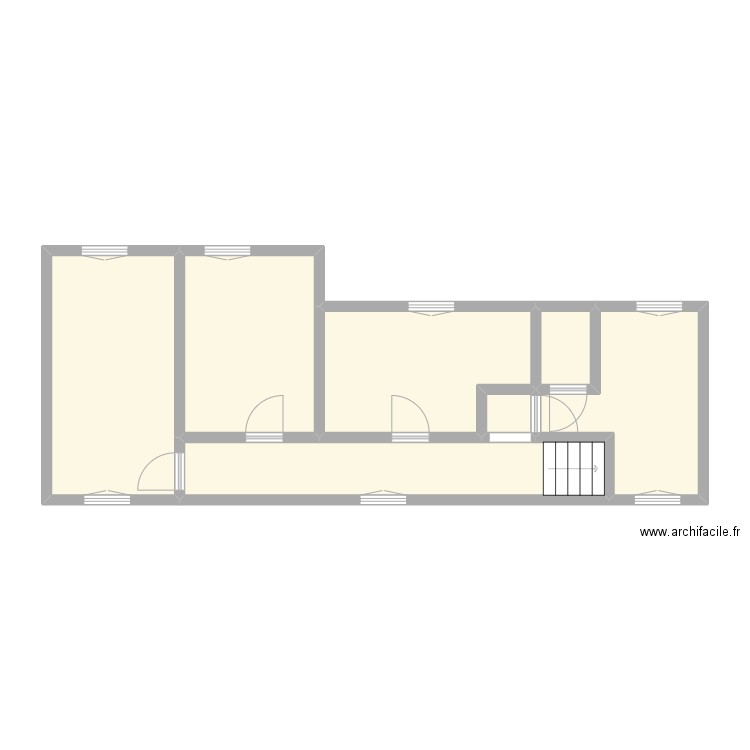 ZACCARO - ROUEN. Plan de 16 pièces et 123 m2