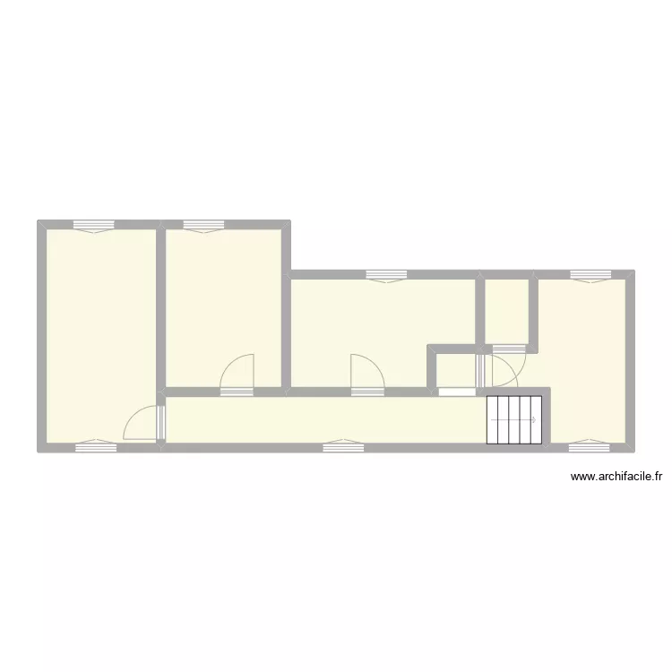 ZACCARO - ROUEN. Plan de 