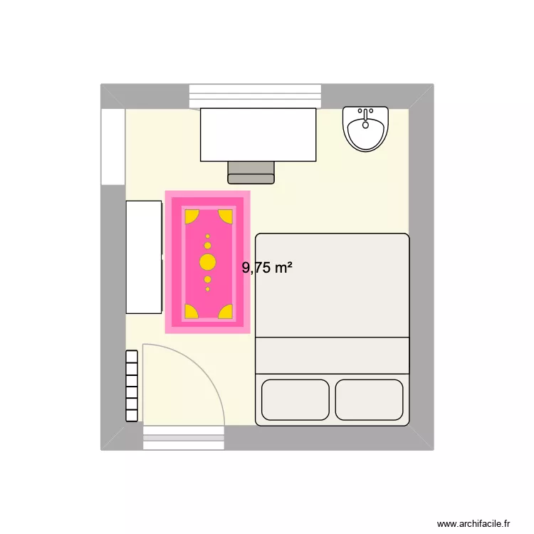 plan chambre final. Plan de 1 et 10 m² plan chambre final. Plan de 1 et 10 m²