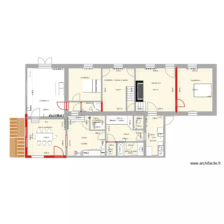 Les Hogues - Plan D. Plan de Les Hogues - Plan D. Plan de