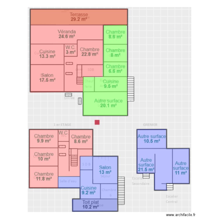 Trembly Trignac. Plan de 0 pièce et 0 m2