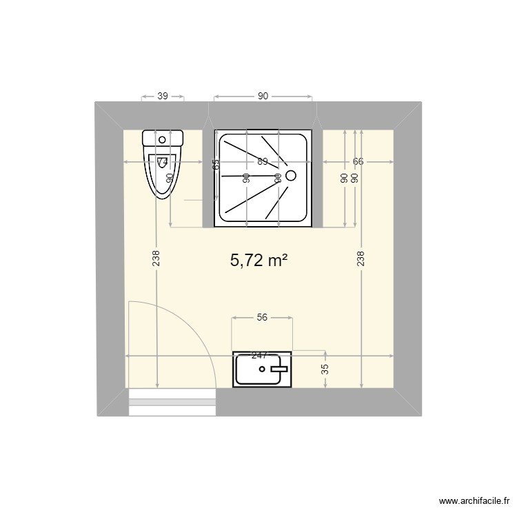 LM LEBLET. Plan de 0 pièce et 0 m2