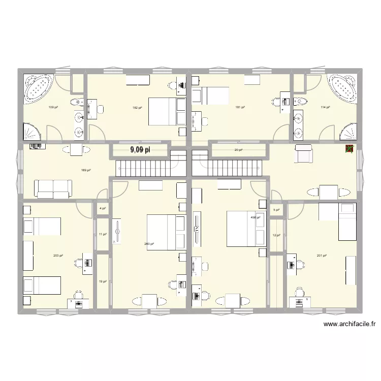 FG-41B. Plan de 0 pièce et 0 m2 FG-41B. Plan de 0 pièce et 0 m2