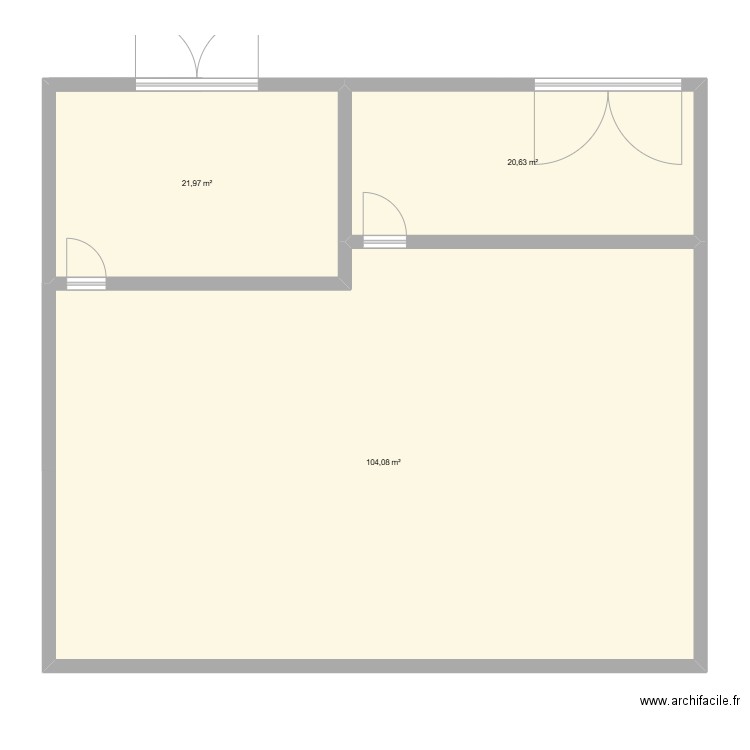 sangalkam. Plan de 3 pièces et 147 m2