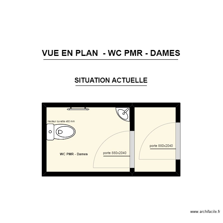 situation actuelle. Plan de 0 pièce et 0 m2