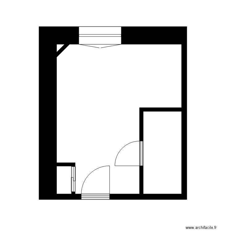 DUMANOIT. Plan de 4 pièces et 14 m2