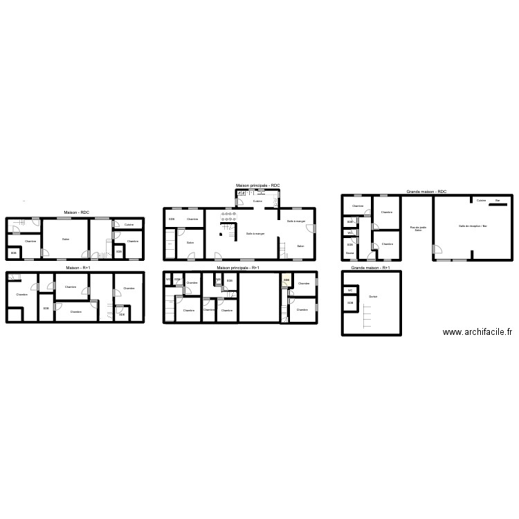 LES PIGES - Plan vente. Plan de 36 pièces et 739 m2