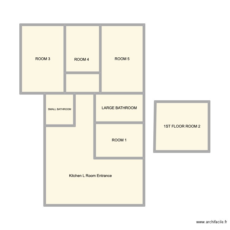 RIGO. Plan de 9 pièces et 47 m2