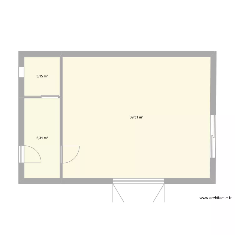 GUILLIN GARAGE. Plan de 3 et 49 m² GUILLIN GARAGE. Plan de 3 et 49 m²