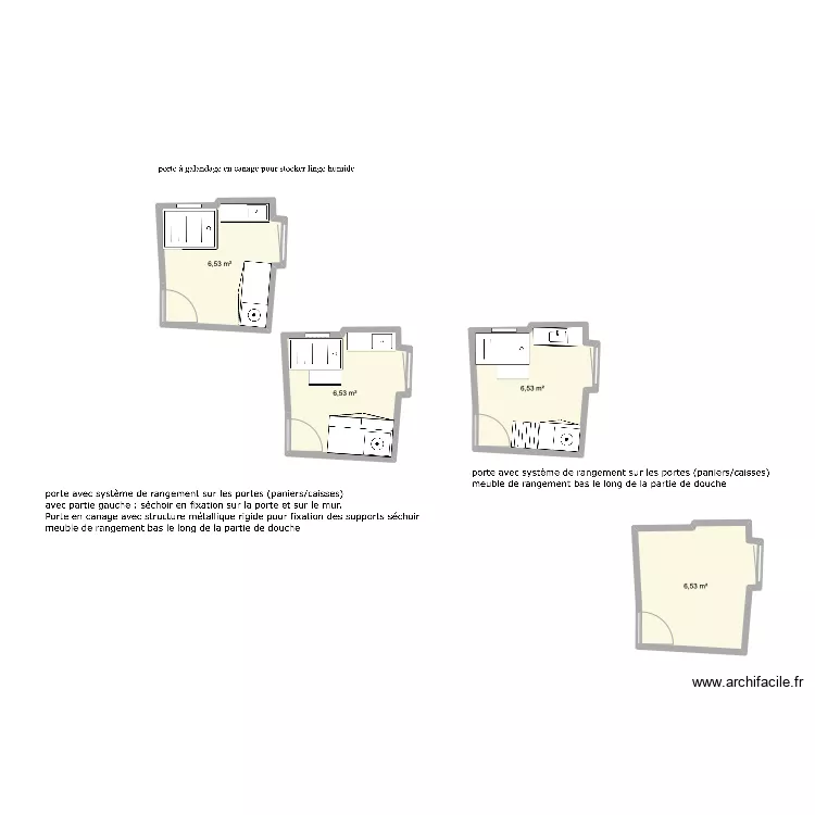 SdB Camille et Antho. Plan de 