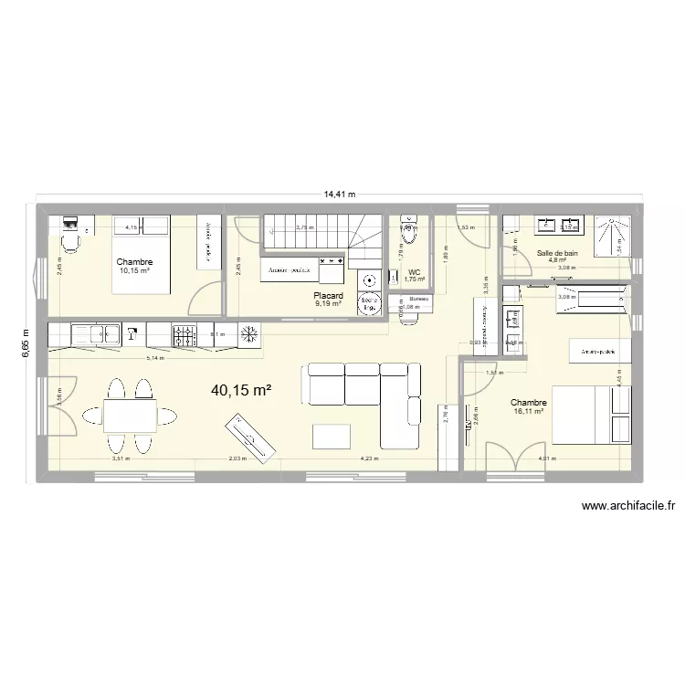 Chateauroux. Plan de 