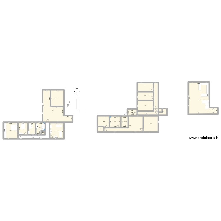 maison crespin. Plan de 21 pièces et 367 m2