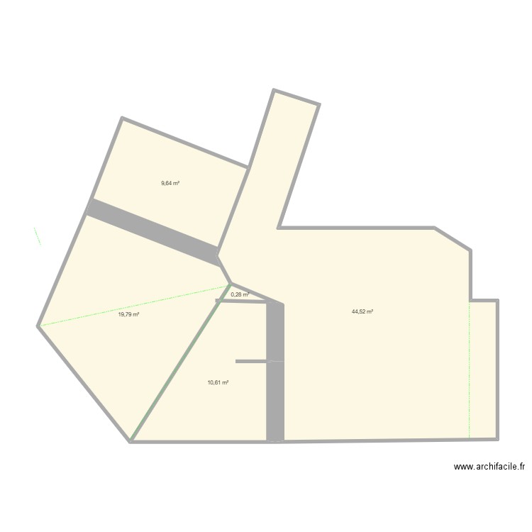 monier. Plan de 0 pièce et 0 m2
