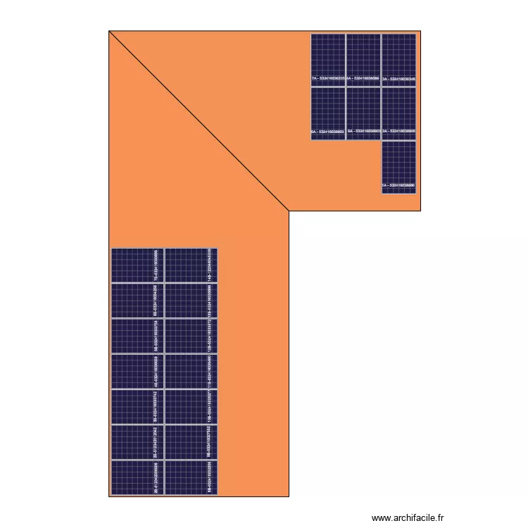 Limours_Panneaux solaires. Plan de 