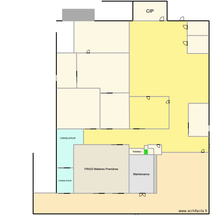 HPP BEVERAGE. Plan de 21 pièces et 14318 m2