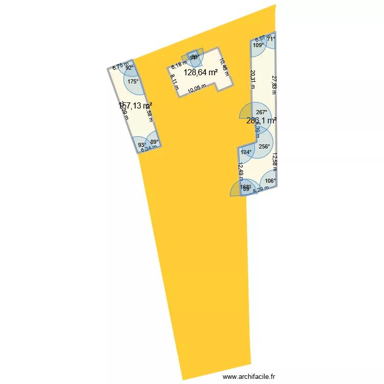cedric. Plan de 3  et 572 m²