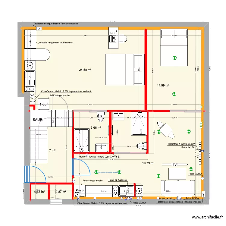 frugy RDC électricité. Plan de 12 et 72 m² frugy RDC électricité. Plan de 12 et 72 m²