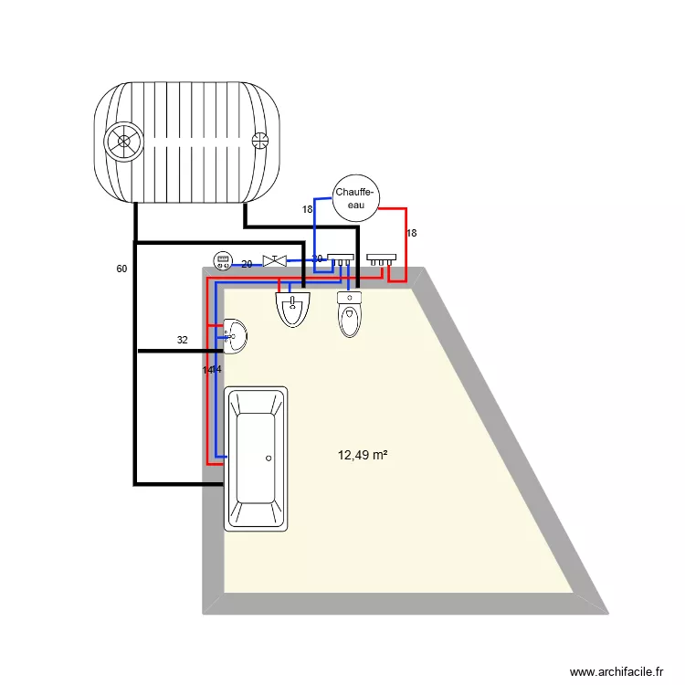 souda mohamed. Plan de 1 pièce et 12 m² souda mohamed. Plan de 1 pièce et 12 m²