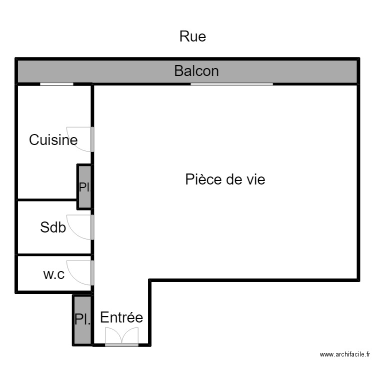 pOUR POPO. Plan de 0 pièce et 0 m2