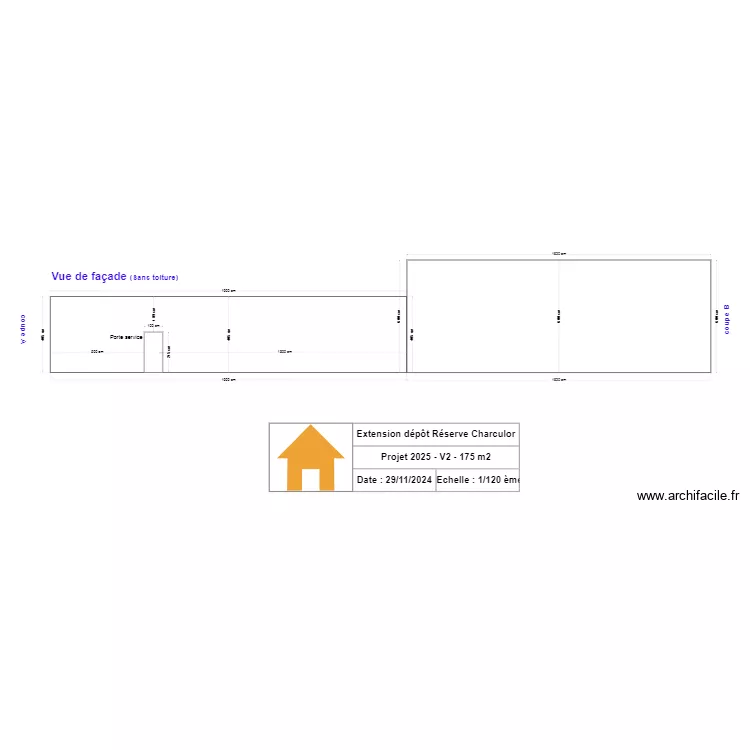 D&eacute;p&ocirc;t_Fa&ccedil;ade_Electricit&eacute;. Plan de 