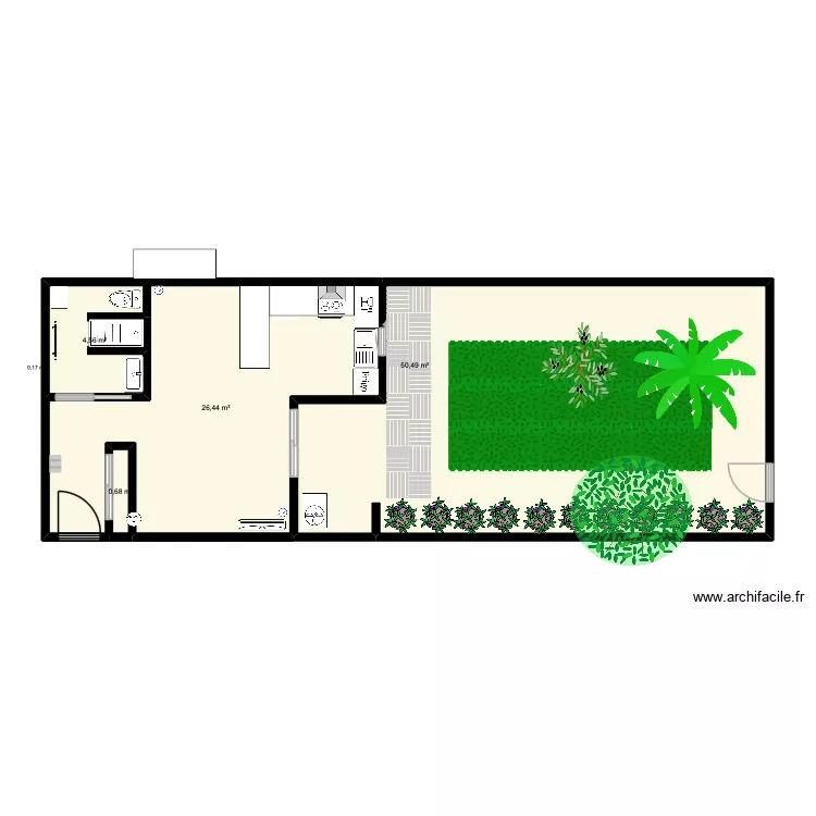 STUDIO SAKHAROV. Plan de 4 et 82 m² STUDIO SAKHAROV. Plan de 4 et 82 m²