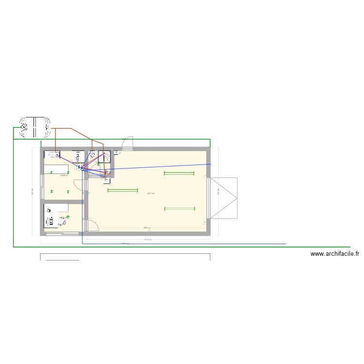 garage . Plan de 0 pièce et 0 m2