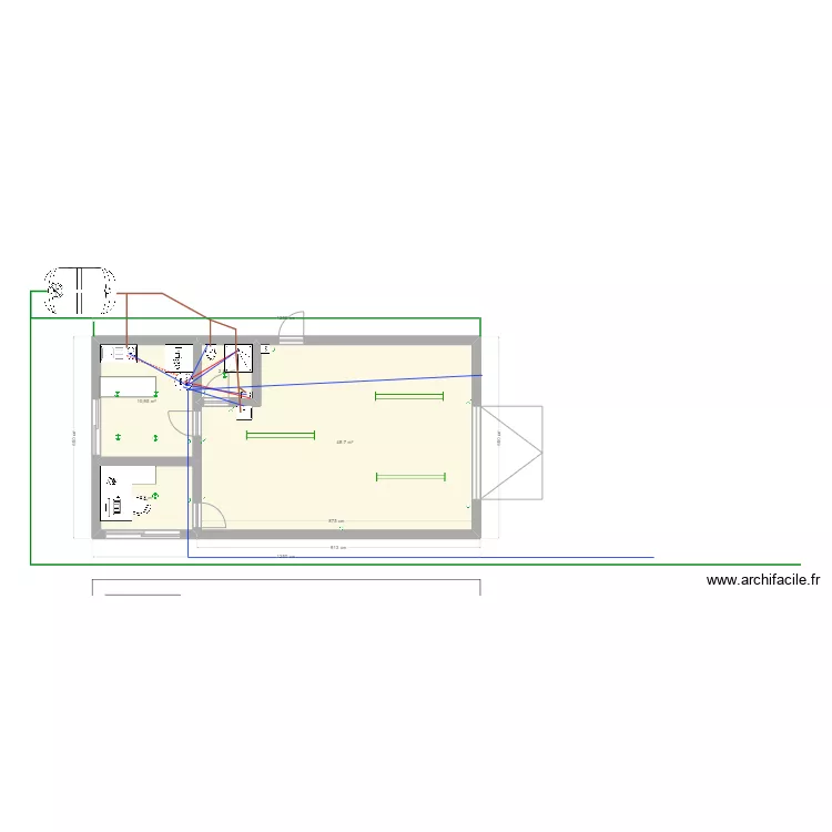 garage . Plan de 