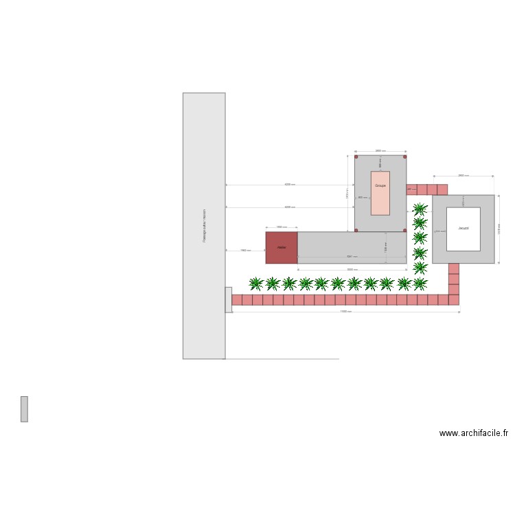 Groupe électrogène. Plan de 0 pièce et 0 m2