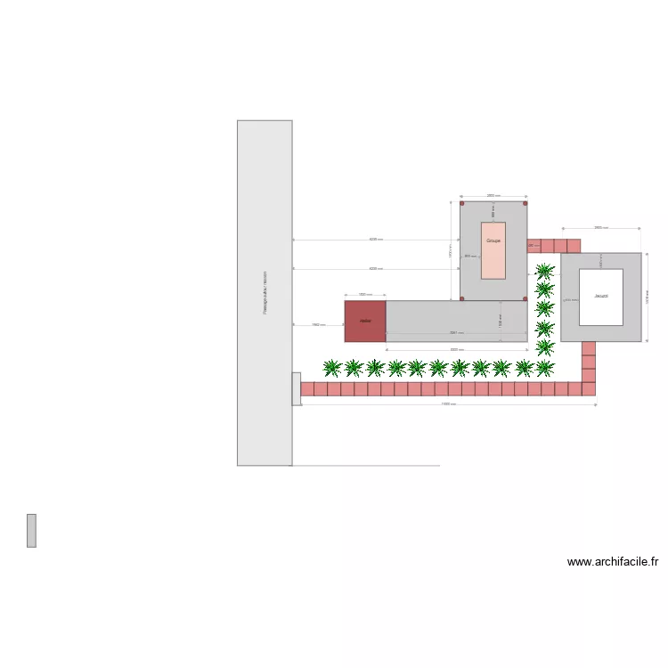 Groupe électrogène. Plan de Groupe électrogène. Plan de