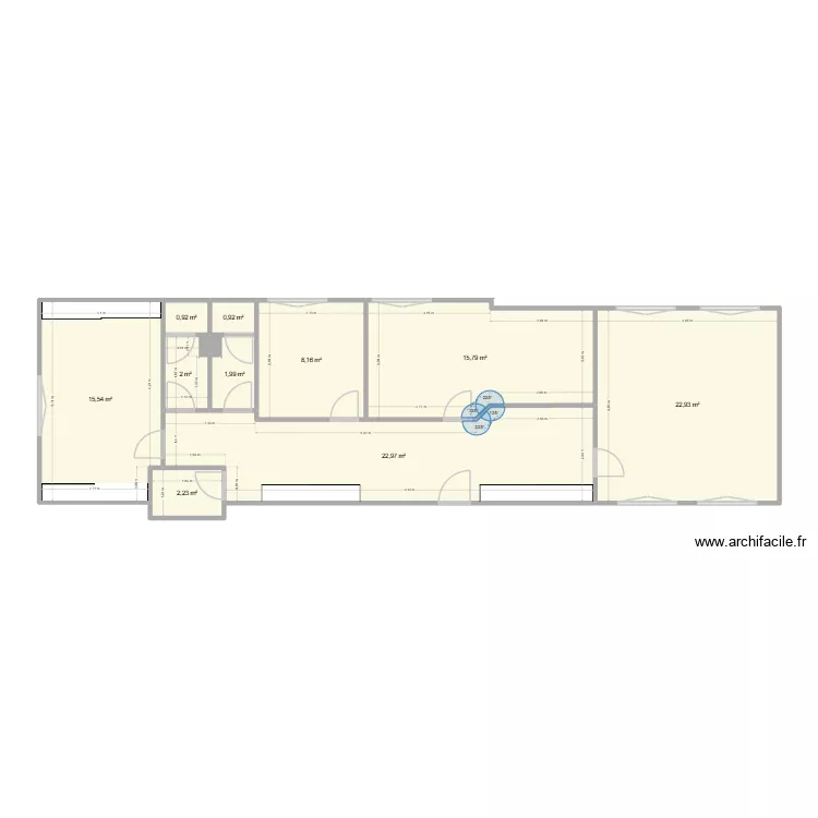 VOLTA - 114 - 01. Plan de 12  et 94 m²