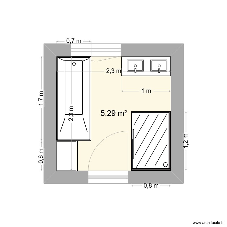 sdb1. Plan de 0 pièce et 0 m2