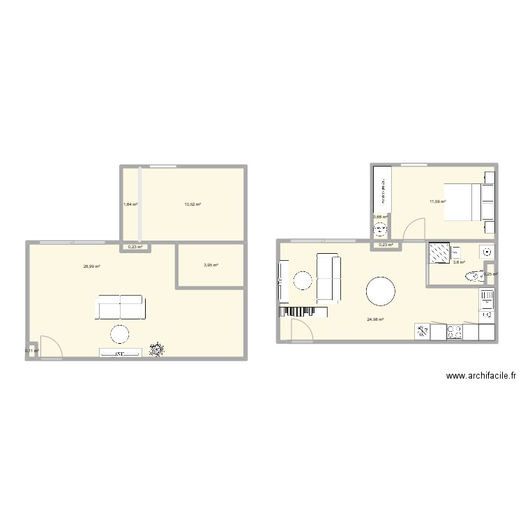 T2 DURANNE 2. Plan de 12 pièces et 86 m2