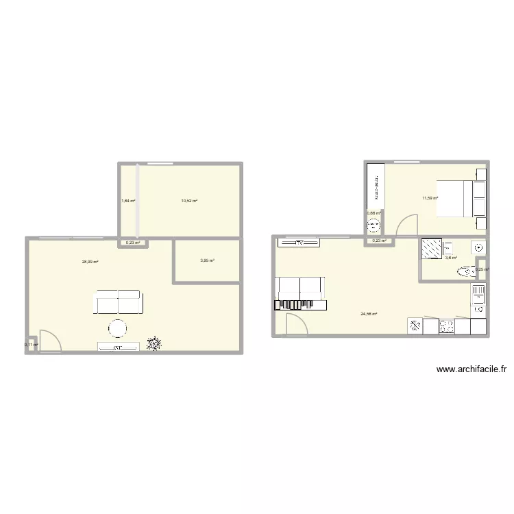 T2 DURANNE 2. Plan de T2 DURANNE 2. Plan de