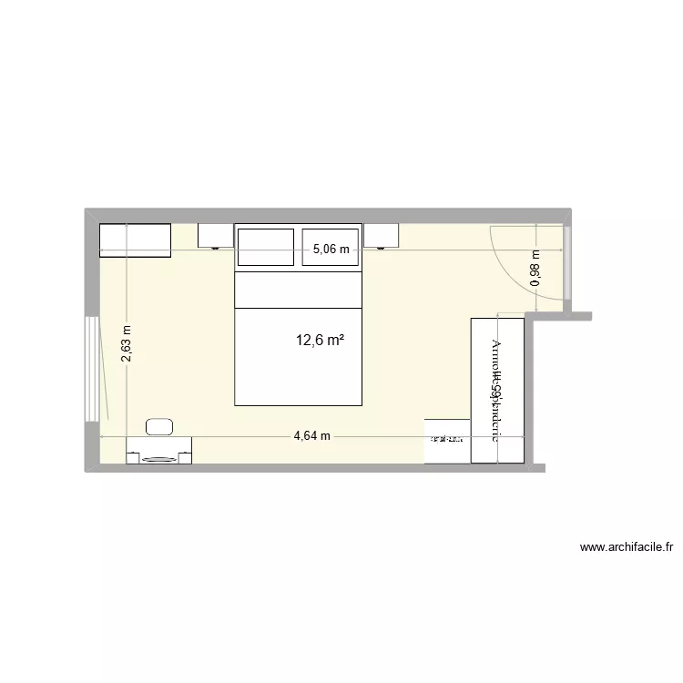 CH Lamberte. Plan de 