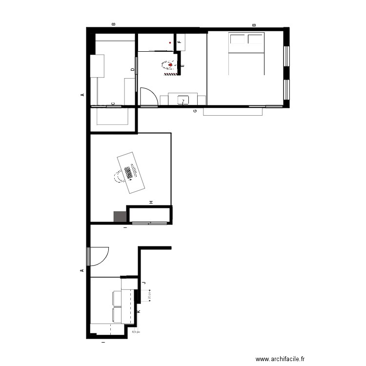 Gagnon PM vide. Plan de 0 pièce et 0 m2